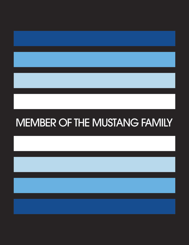 member of the mustang family tee design